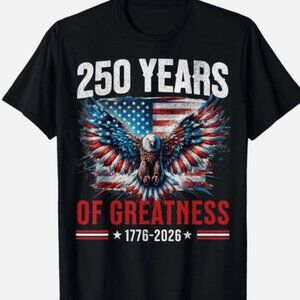 Patriotic USA Flag 250th Anniversary 4th of July Unisex T-Shirt
